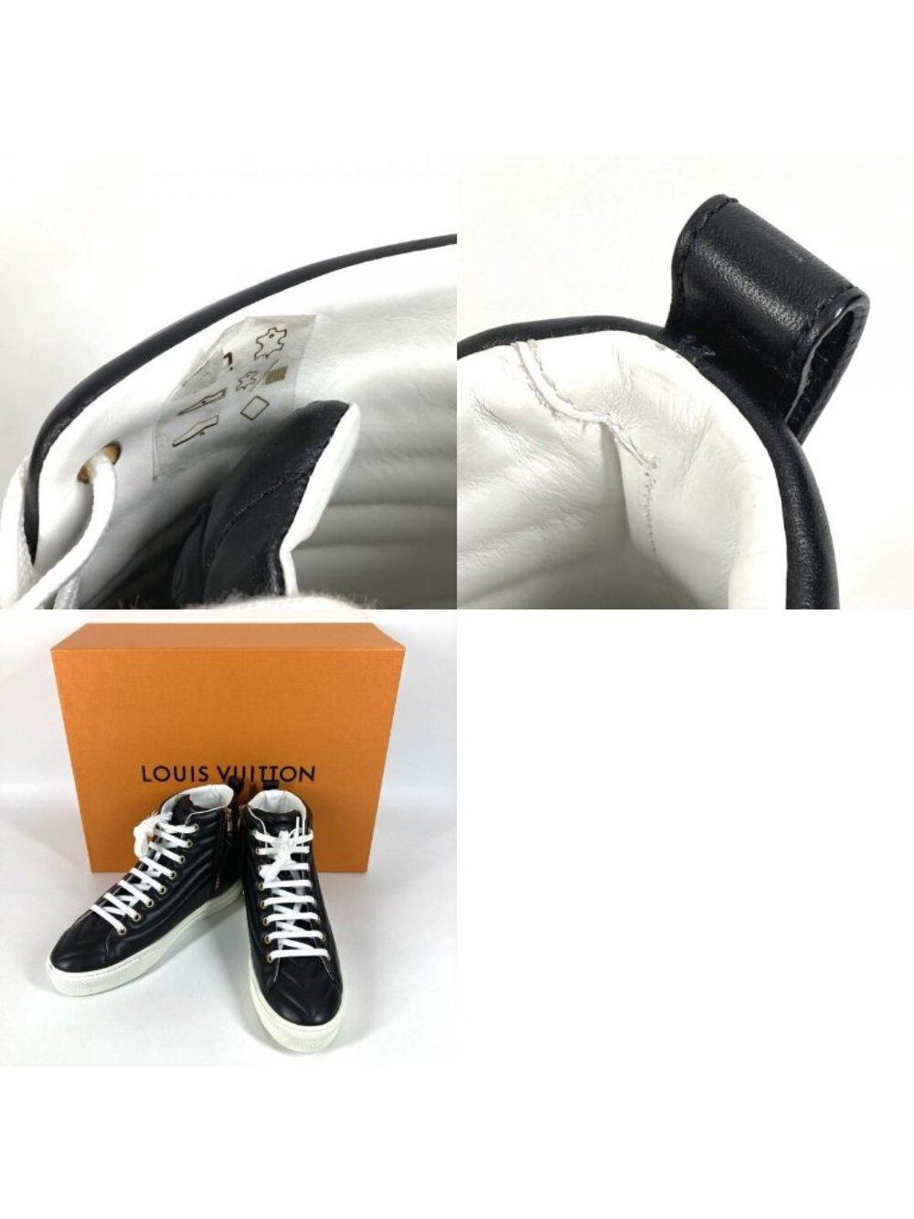 Louis Vuitton Sneakers Stella Line Leather Black - Picture 9 of 9